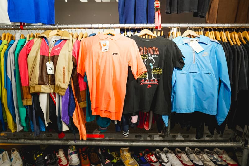 Maison Mère Opens Vintage Nike Dr drx Romanelli Mickey Mouse Clothing Pop Up Store paris france structure