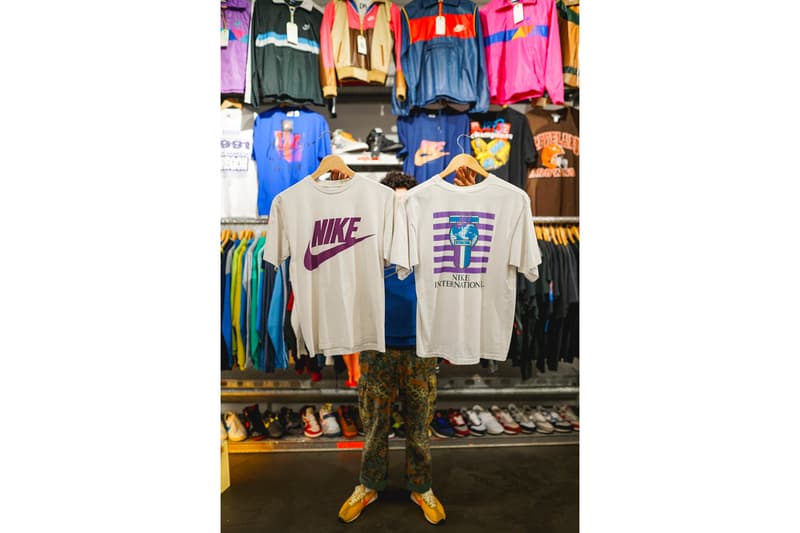 Maison Mère Opens Vintage Nike Dr drx Romanelli Mickey Mouse Clothing Pop Up Store paris france structure