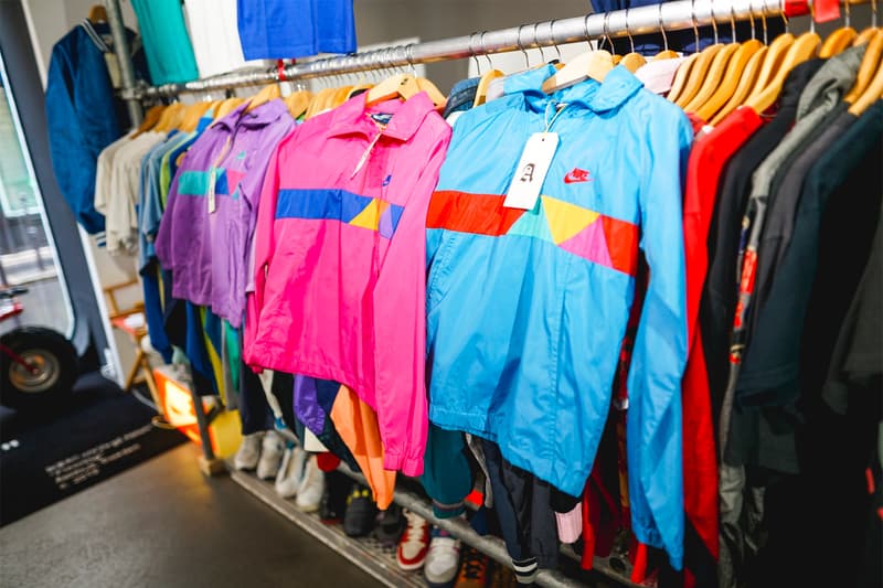 Maison Mère Opens Vintage Nike Dr drx Romanelli Mickey Mouse Clothing Pop Up Store paris france structure