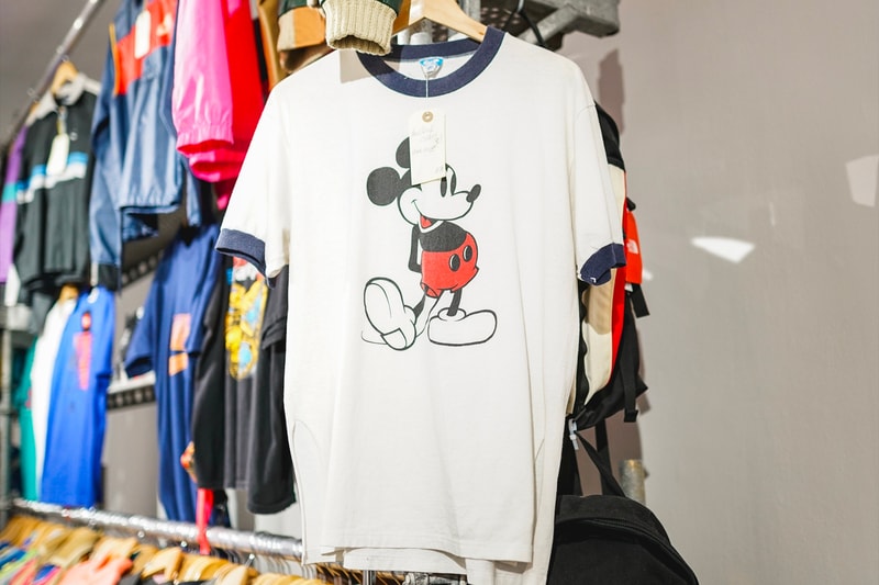 Maison Mère Opens Vintage Nike Dr drx Romanelli Mickey Mouse Clothing Pop Up Store paris france structure