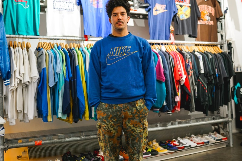 Maison Mère Opens Vintage Nike Dr drx Romanelli Mickey Mouse Clothing Pop Up Store paris france structure