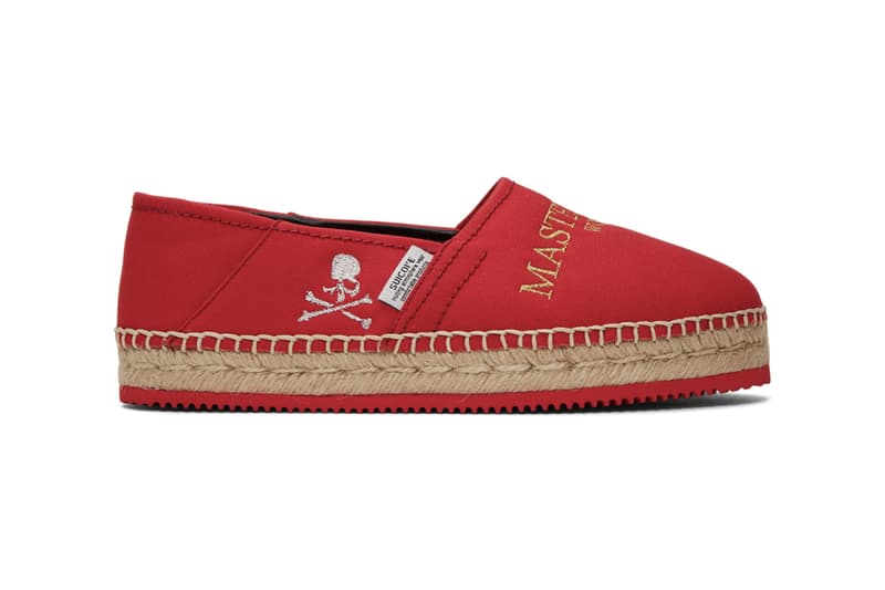 mastermind WORLD x Suicoke Logo Embroidered Espadrilles