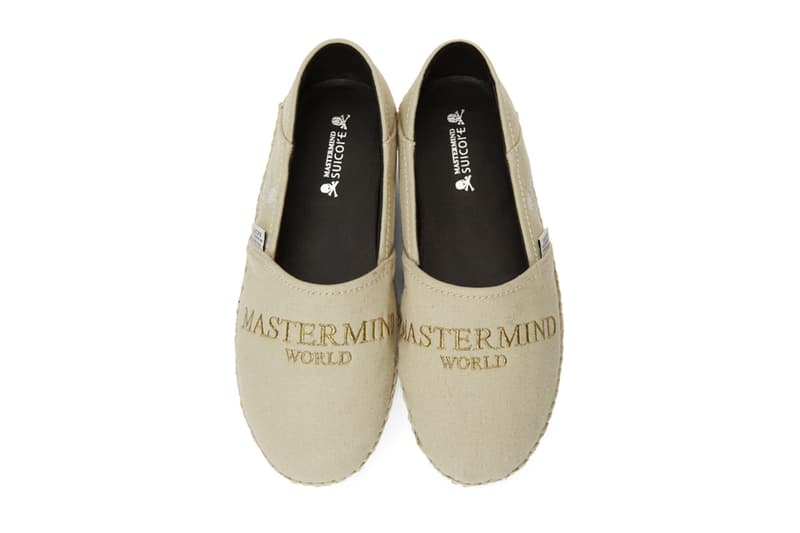 mastermind WORLD x Suicoke Logo Embroidered Espadrilles