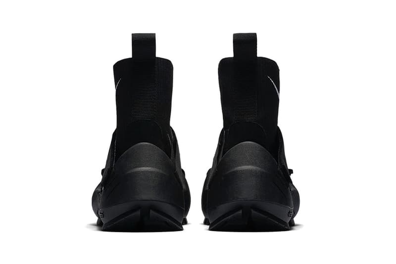Matthew M Williams Nike Shoe Release First Look Drop Vibram Removable Sole Unit Cramp On Technical 1017 ALYX 9SM Designer Black Free Run