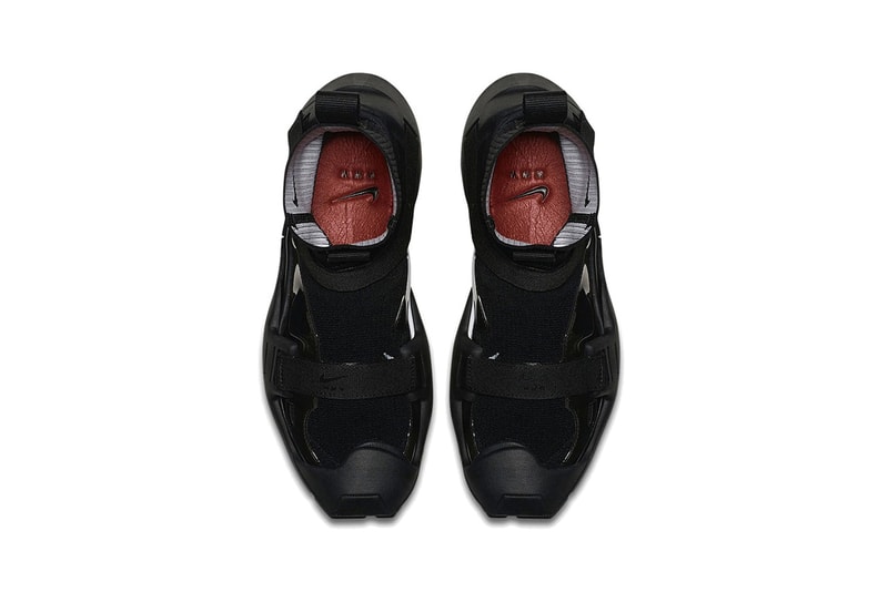 Matthew M Williams Nike Shoe Release First Look Drop Vibram Removable Sole Unit Cramp On Technical 1017 ALYX 9SM Designer Black Free Run 