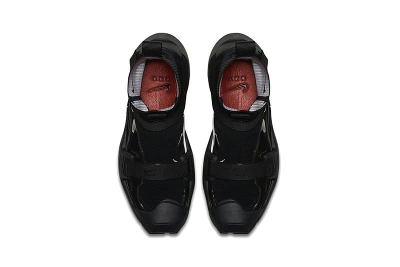 Matthew M Williams Nike Shoe Release First Look Drop Vibram Removable Sole Unit Cramp On Technical 1017 ALYX 9SM Designer Black Free Run