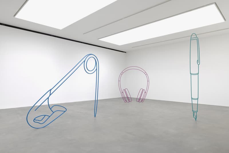 michael craig martin sculpture gagosian london exhibition sculptures artworks