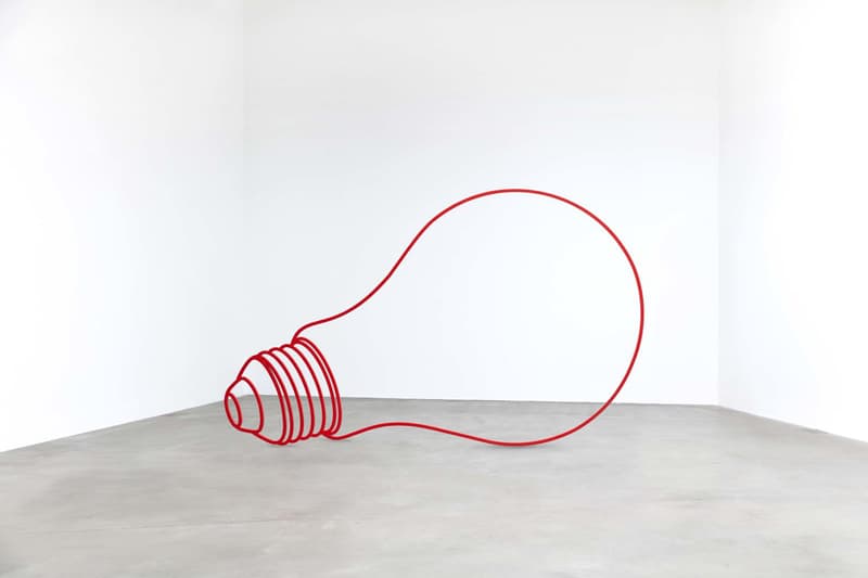 michael craig martin sculpture gagosian london exhibition sculptures artworks