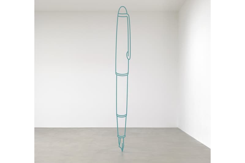 michael craig martin sculpture gagosian london exhibition sculptures artworks