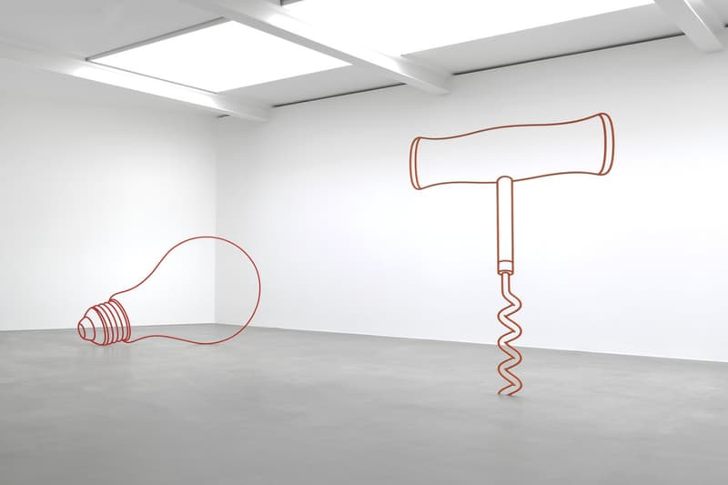 michael craig martin sculpture gagosian london exhibition sculptures artworks