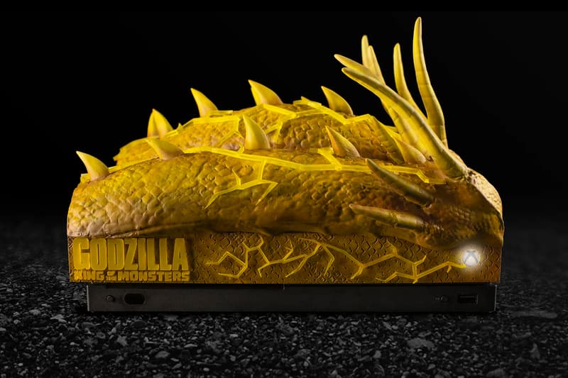 Microsoft is Raffling Out Four Custom Godzilla Inspired Xbox One X gaming console video games movie cinema king of the monsters collectible twitter live 