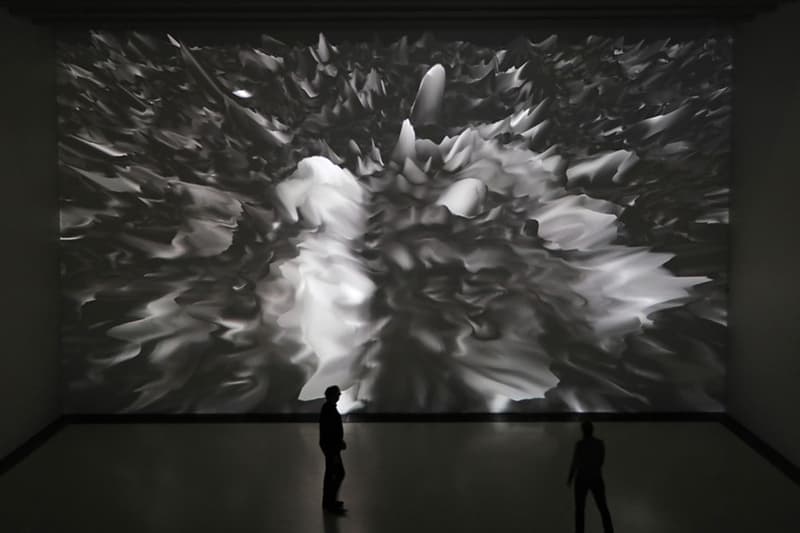 miguel chevalier pixels noir lumiere exhibition soulages museum rodez france