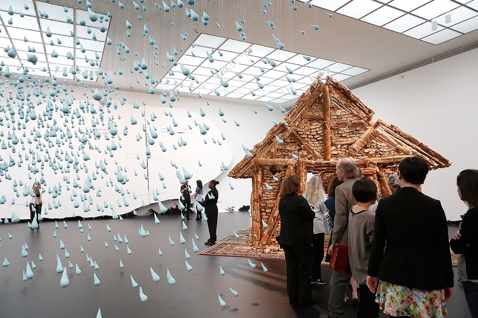 Virgil Abloh Unveils Massive '12-Inch Voices' Installation in Paris