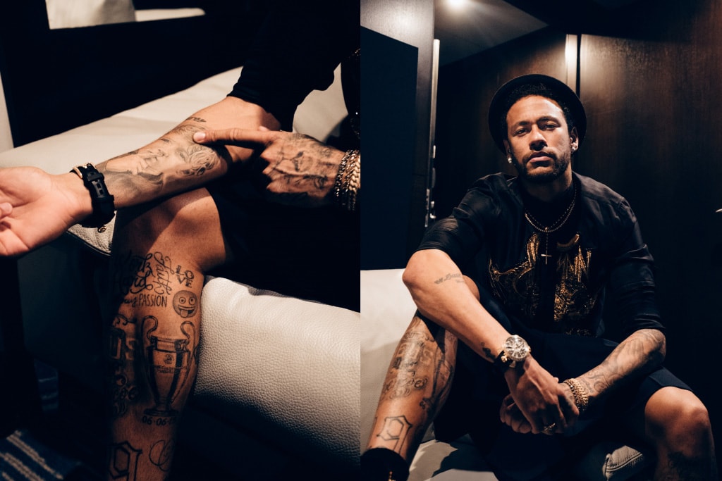 Neymar Jr. Talks Tattoos and His New Diesel Fragrance interviews France hypebeast france paris paris saint germain brazil football soccer