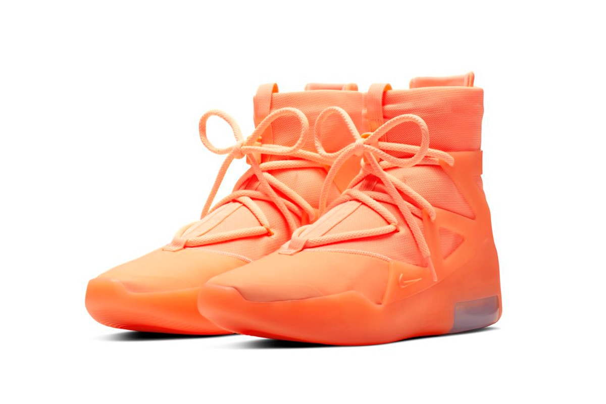 Nike Air Fear of God 1 Frosted Spruce Orange Pulse Release Info AR4237-300 AR4237-800 jerry lorenzo