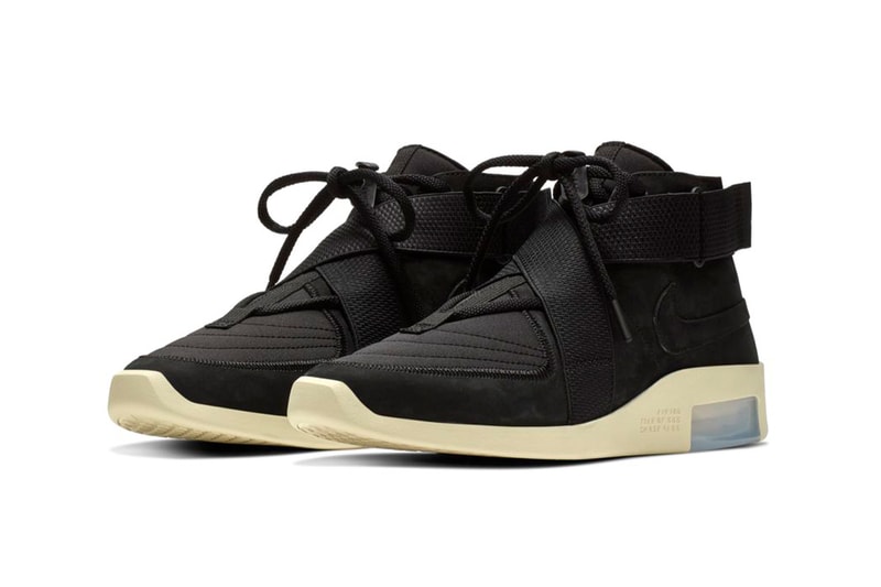 Nike Air Fear of God Raid Black Fossil Release Info jerry lorenzo