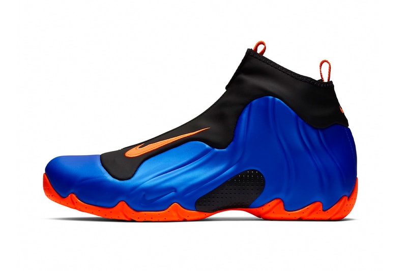 Nike Air Flightposite new york Knicks Theme Release Info nba national basketball association Allan Houston AO9378-401 Racer Blue Black Total Orange