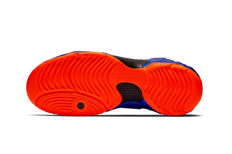 Nike Air Flightposite new york Knicks Theme Release Info nba national basketball association Allan Houston AO9378-401 Racer Blue Black Total Orange