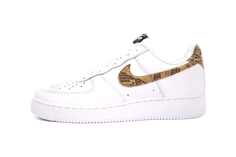 Nike Air Force 1 Low Premium Ivory Snake Release Info AO1635-100 
