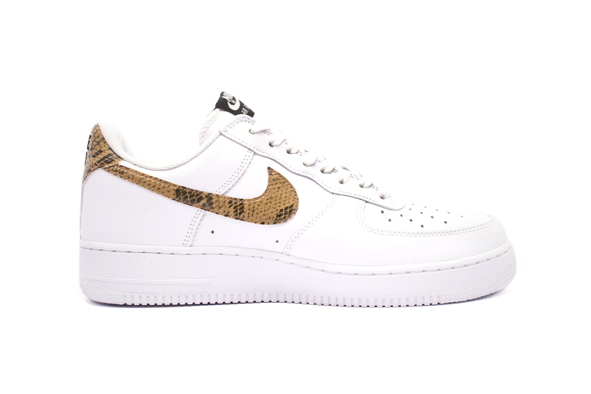 Nike Air Force 1 Low Premium Ivory Snake Release Info AO1635-100 