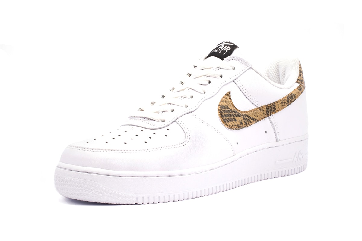 Nike Air Force 1 Low Premium Ivory Snake Release Info AO1635-100 