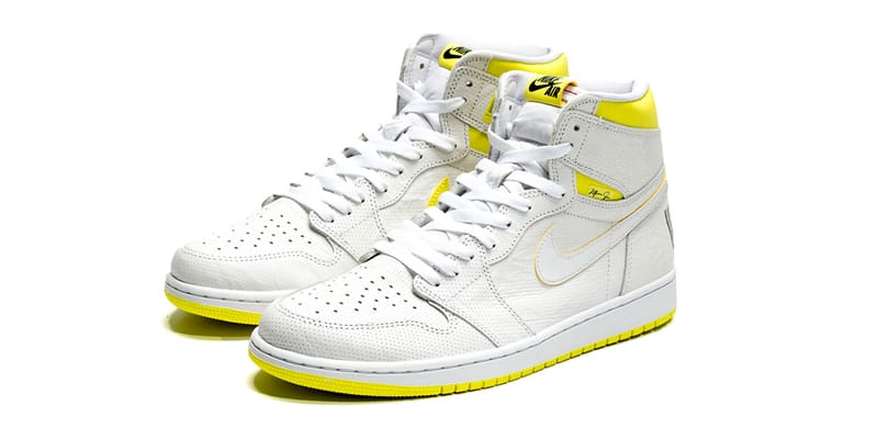 jordan 1 yellow first class flight