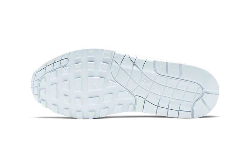 nike air max 1 premium cut out swoosh design white silver racer blue colorway release date 875844-011
