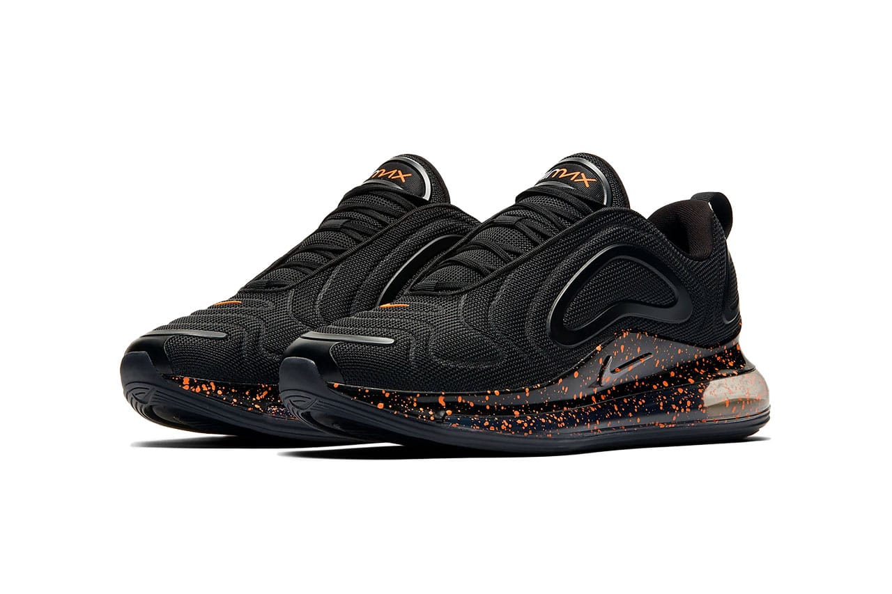 Nike Air Max 720 Black/Orange Release 