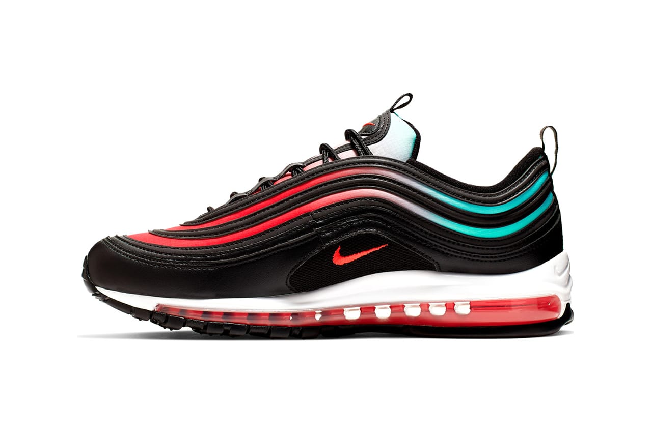 red blue and white air max 97