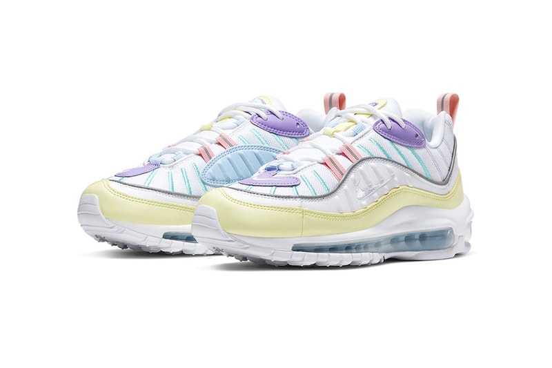 Nike Air Max 98 Pastel Release Info easter theme AH6799-300 price release info drop date blue purple yellow peach pink web store stockist 
