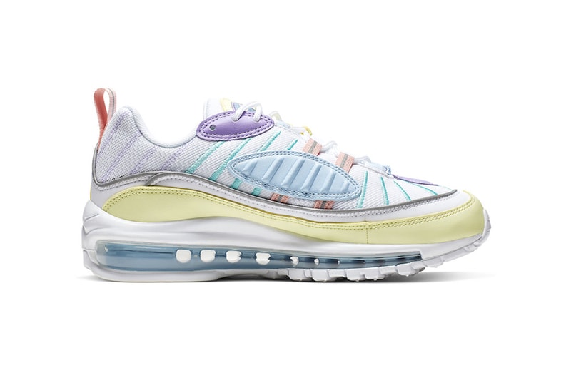 Nike Air Max 98 Pastel Release Info easter theme AH6799-300 price release info drop date blue purple yellow peach pink web store stockist 