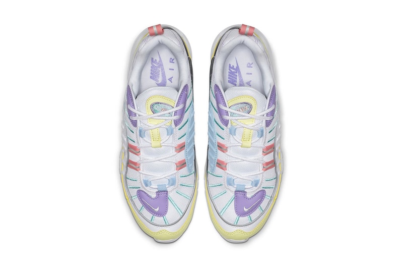Nike Air Max 98 Pastel Release Info easter theme AH6799-300 price release info drop date blue purple yellow peach pink web store stockist 