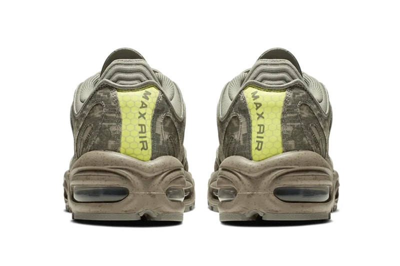 Nike Air Max Tailwind IV "Digi-Camo" Sneaker Release Information Drop Information Ripstop Upper Volt Details Mini Swoosh Branding Speckled Sole Unit Retro 