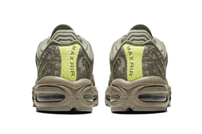 Nike Air Max Tailwind IV "Digi-Camo" Sneaker Release Information Drop Information Ripstop Upper Volt Details Mini Swoosh Branding Speckled Sole Unit Retro