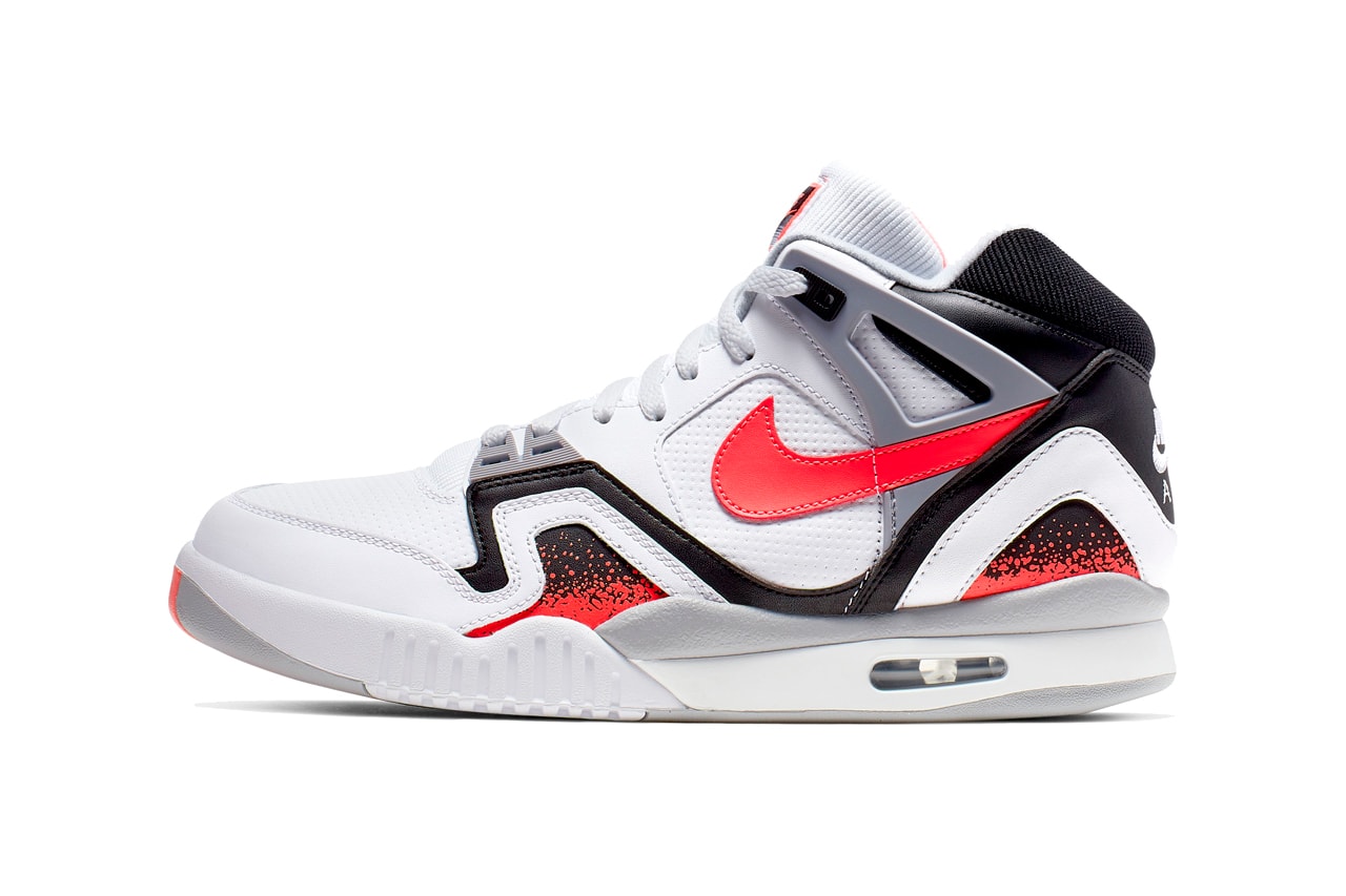 Nike Air Tech Challenge 2 Hot Lava CJ1437 100 andre agassi sneakers shoes white red black infrared tennie lebron james 16