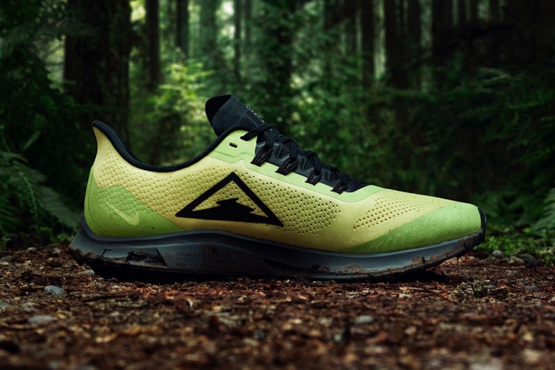 Nike Air Zoom Pegasus 36 Trail Release Green Black Info