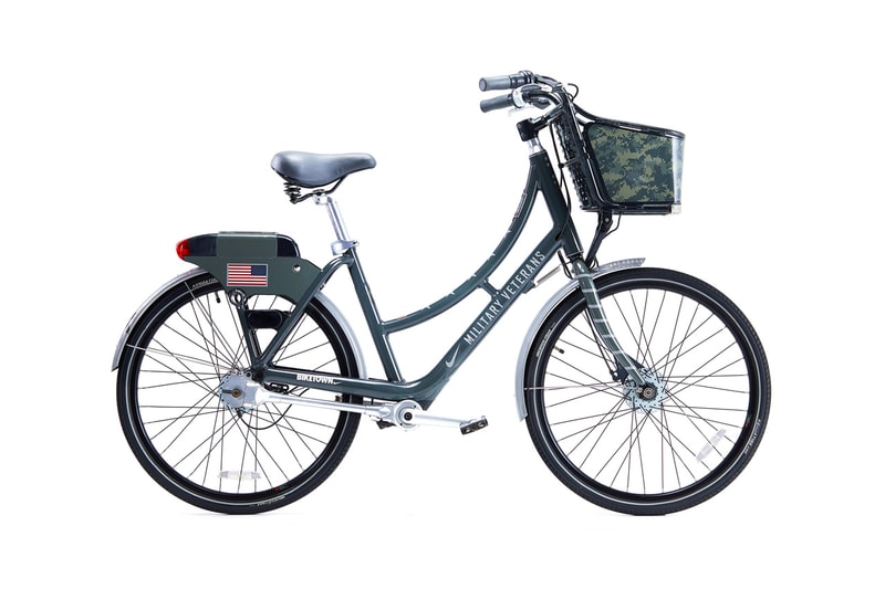 nike biketown military inspired camouflage bike wrap appreciation month portland pdx 
