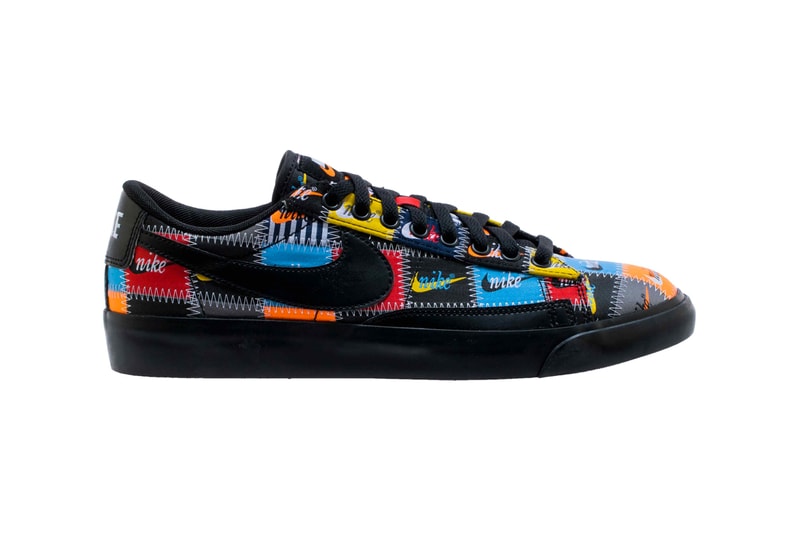 Nike Blazer Low & Mid Premium Multicolor Pack Release Info "BLACK/MULTI COLOR" "White/MULTI COLOR" patchwork ci9887-100 ci9888-00 drop date info price 