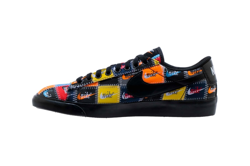 Nike Blazer Low & Mid Premium Multicolor Pack Release Info "BLACK/MULTI COLOR" "White/MULTI COLOR" patchwork ci9887-100 ci9888-00 drop date info price 
