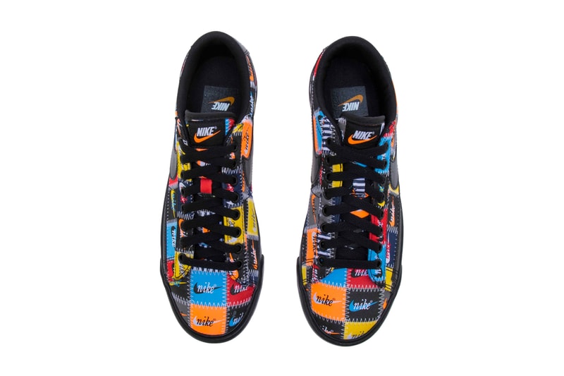 Nike Blazer Low & Mid Premium Multicolor Pack Release Info "BLACK/MULTI COLOR" "White/MULTI COLOR" patchwork ci9887-100 ci9888-00 drop date info price 