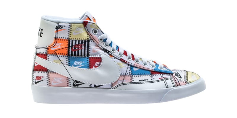 blazer high patchwork