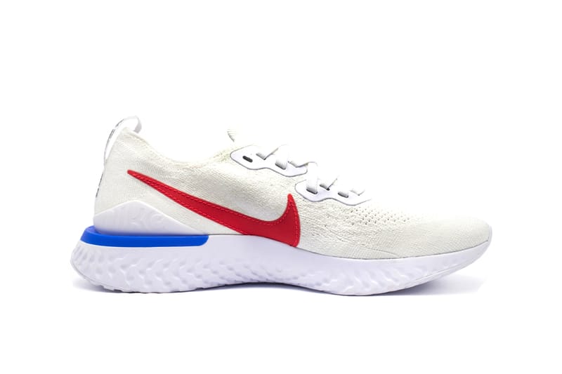nike react red white and blue