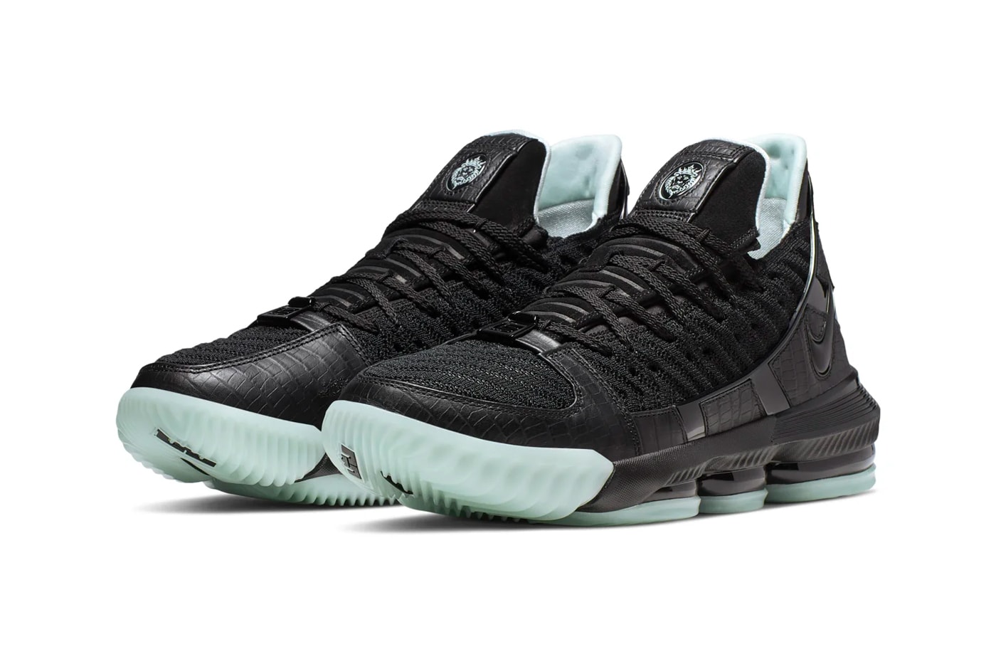 Nike LeBron 16 "Glow" glow-in-the-dark black shoes kicks sneakers nba basketball friends & Family 