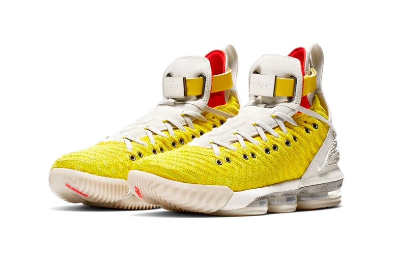 nike lebron 16 hfr harlems fashion row harlem stage drop 2 yellow colorway release may 10 2019 