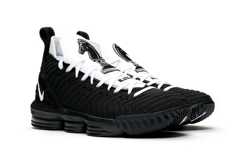 nike basketball lebron xvi 16 four horsemen release black white colorway 2019 lebron james maverick carter rich paul randy mims Ci7862-001