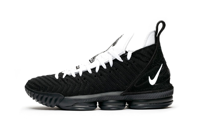 nike basketball lebron xvi 16 four horsemen release black white colorway 2019 lebron james maverick carter rich paul randy mims Ci7862-001