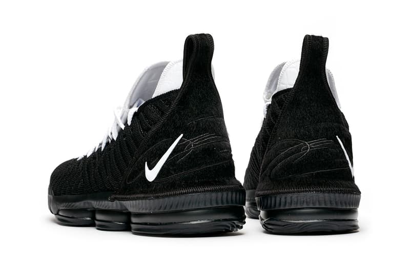 nike basketball lebron xvi 16 four horsemen release black white colorway 2019 lebron james maverick carter rich paul randy mims Ci7862-001