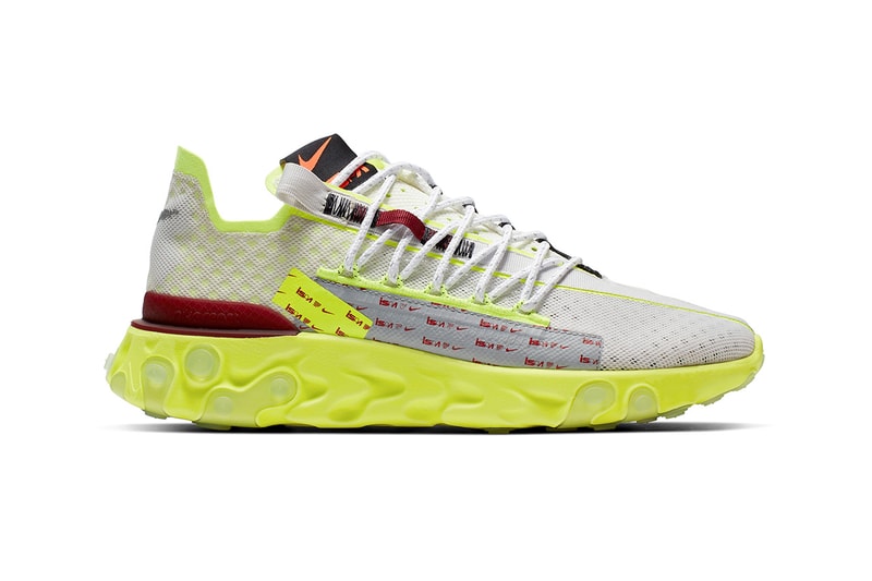 nike react runner ispa sneaker release information summer 2019 white black blue yellow buy cop purchase release information