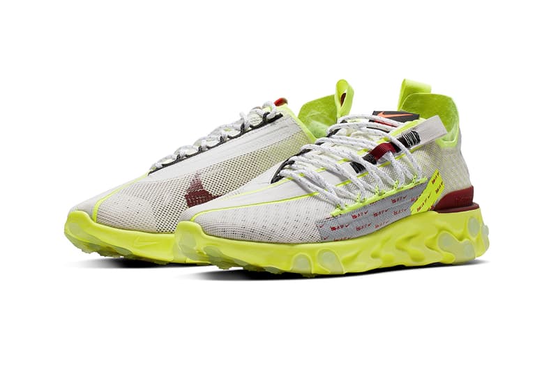 nike react runner ispa sneaker release information summer 2019 white black blue yellow buy cop purchase release information