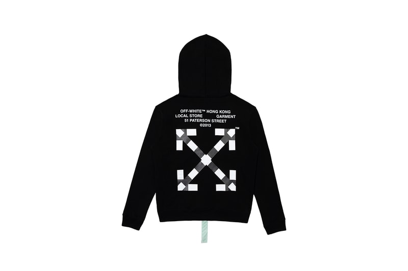 Off-White™ Queen's Road Central Hong Kong Paterson Street Virgil Abloh Exclusive City Series Hoodie T-shirt First Look Release Details buy cop purchase